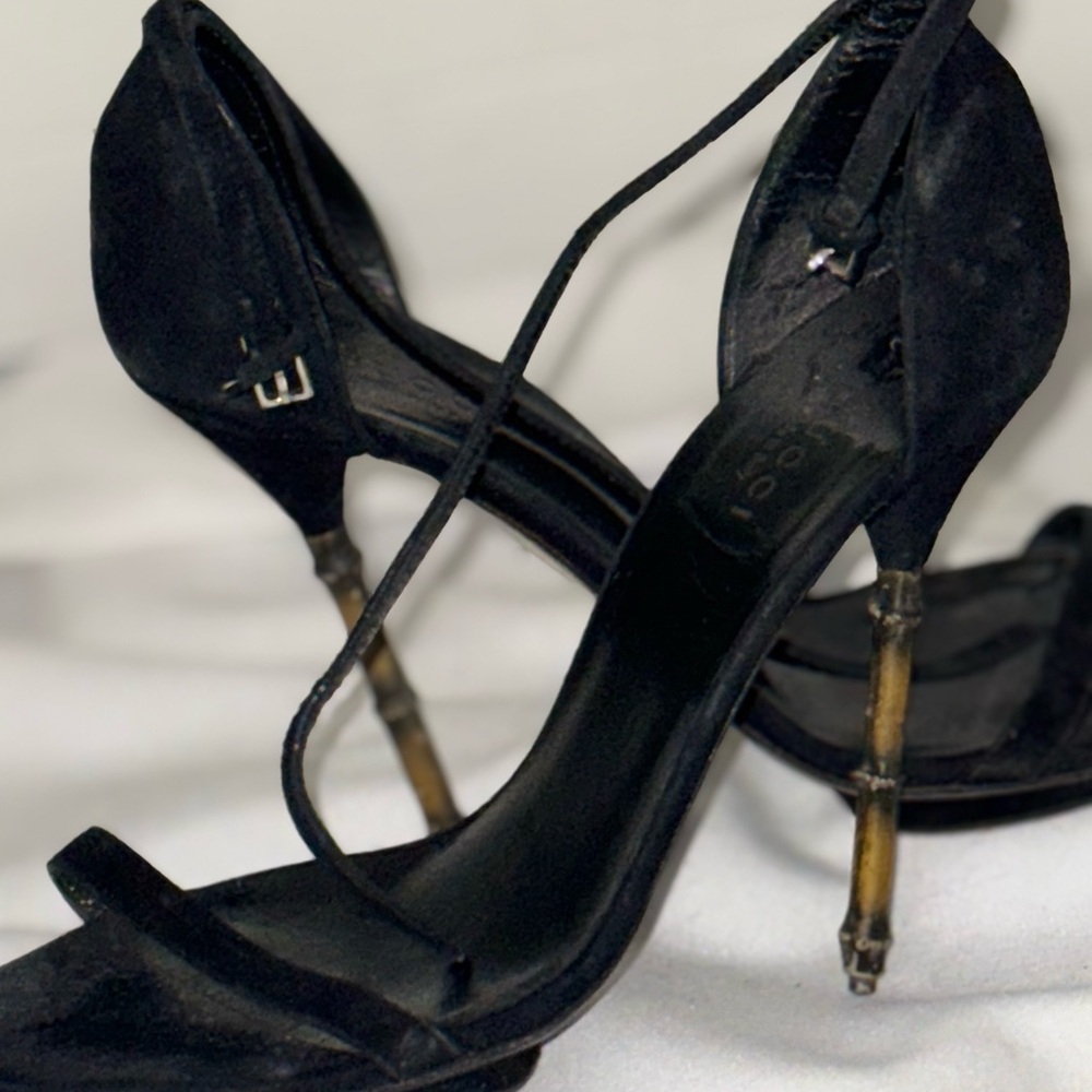 Gucci bamboo heels